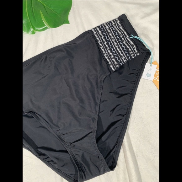 NWT $25 Kona Sol‎ Smocked Side Bikini Bikini Bottom [PLUS SZ 24W/26W ] - Picture 5 of 13
